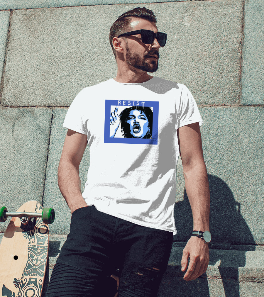 Liberal World Gear Company Merch Resist Stacey Abrams T-Shirt