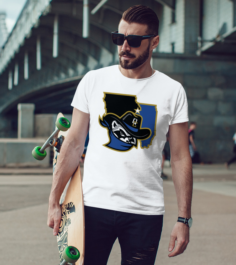 Quad Cities River Bandits Midwest League Baseball Logo 22 T-Shirt