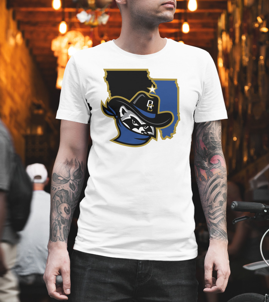 Quad Cities River Bandits Midwest League Baseball Logo 22 T-Shirt