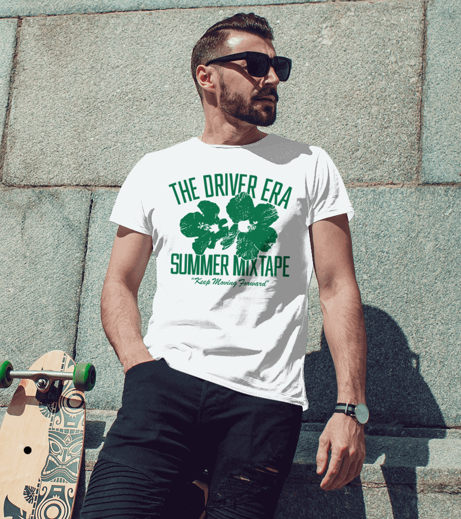 The Driver Era Summer Mixtape Keep Moving Forward Hibiscus T-Shirt