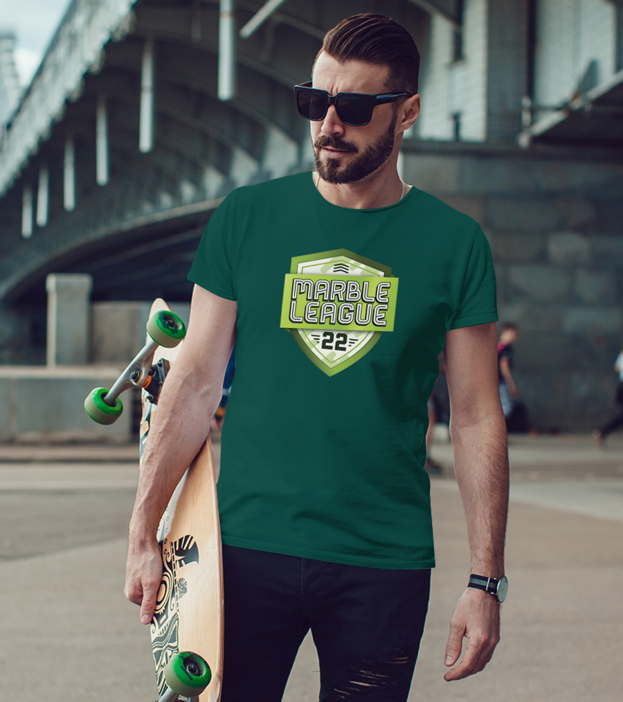 Marble League 22 Jelle's Marble Runs Badge T-Shirt
