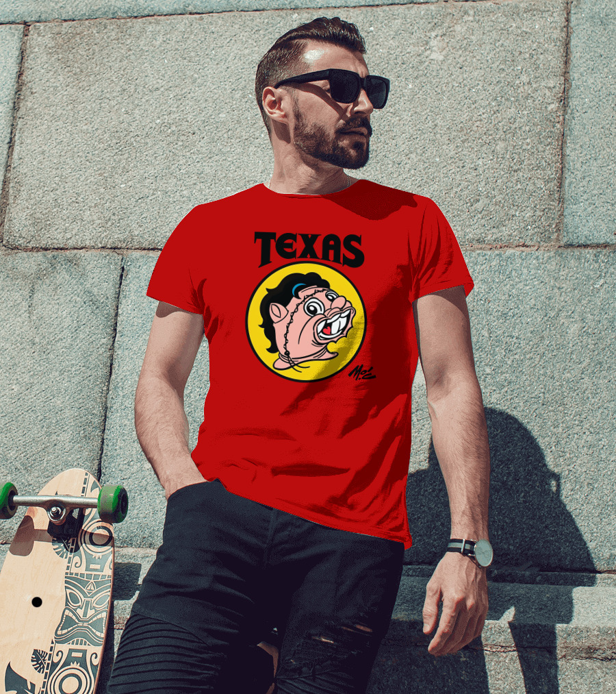 Texas Moc Heather Buckley Mo'e Cartoon T-Shirt