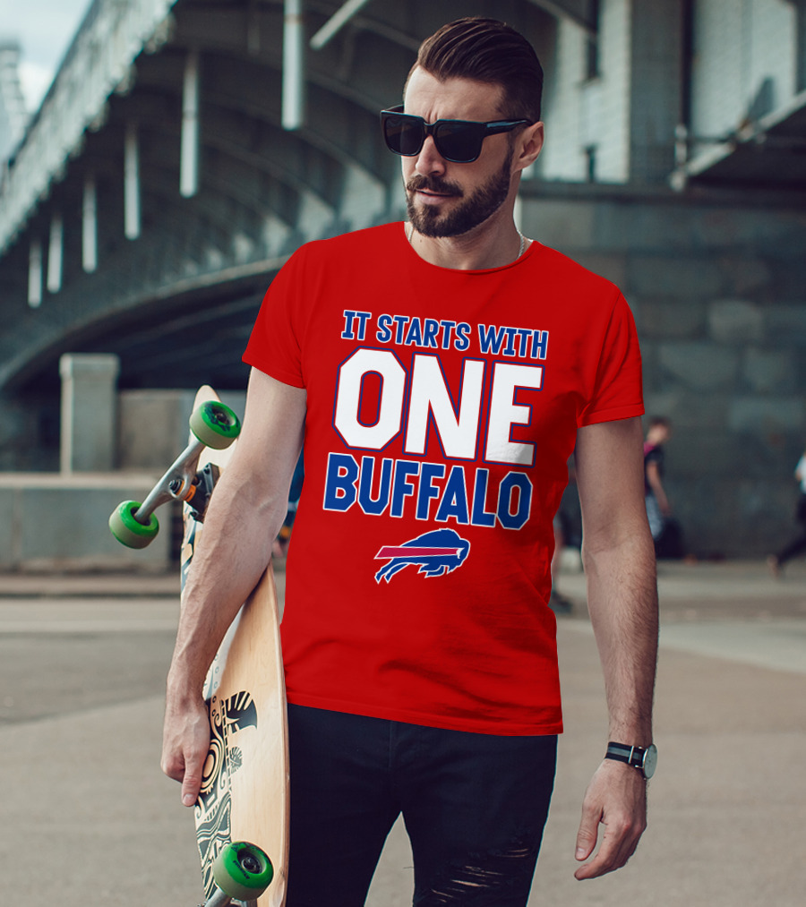 Ken Dorsey It Starts With One Buffalo Bills T-Shirt