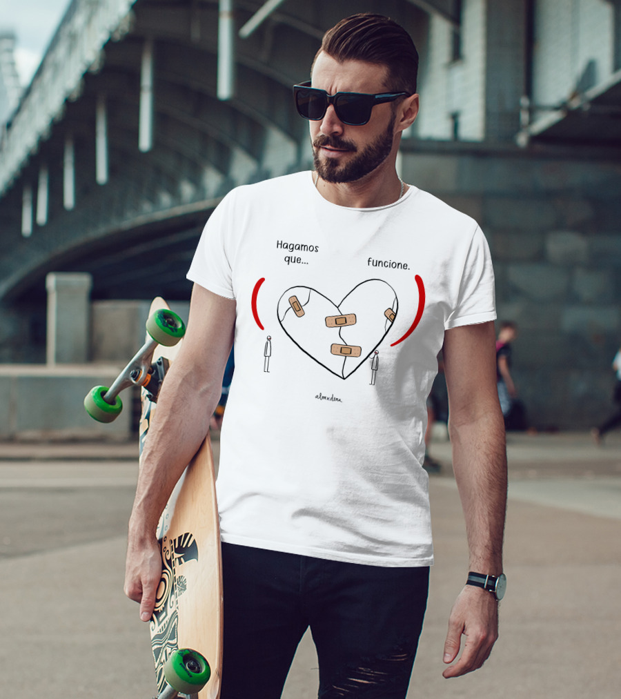 Hagamos Que Funcione Heart With Bandages Alm X Dena T-Shirt