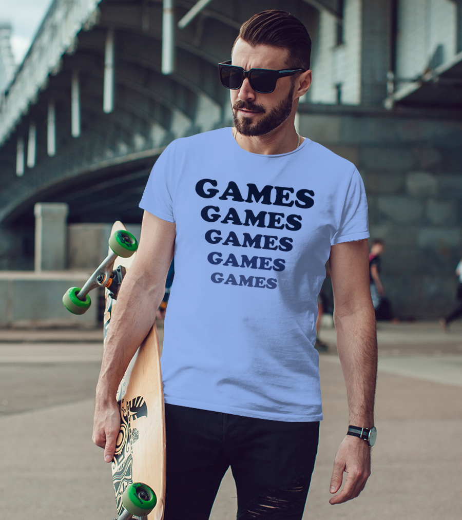 Letterboxd Games Games Games Games Games T-Shirt