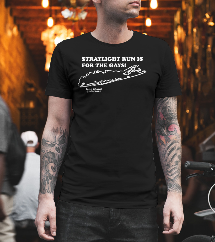 Straylight Run Is for the Gays Long Island Queercore T-Shirt