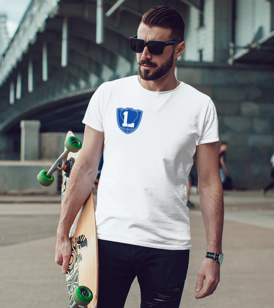 One Last L 3.5.22 Blue Shield Emblem T-Shirt