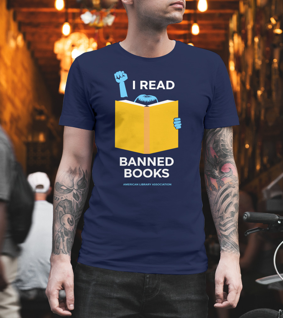 Phil Bildner I Read Banned Books American Library Association T-Shirt
