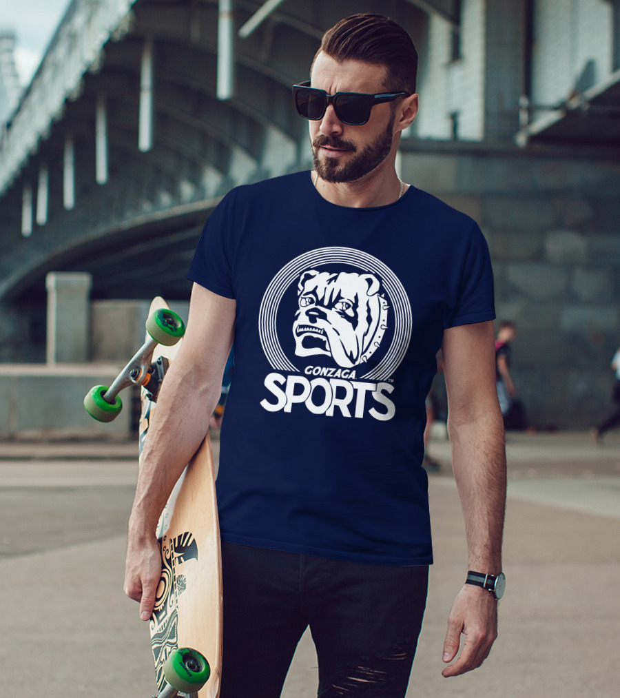 Gonzaga Sports Bulldog Retro T-Shirt