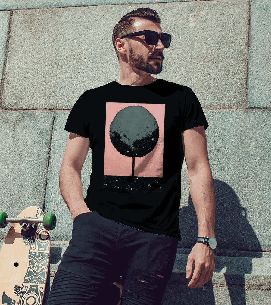 Tree Of Dreams Night Sky Stars T-Shirt