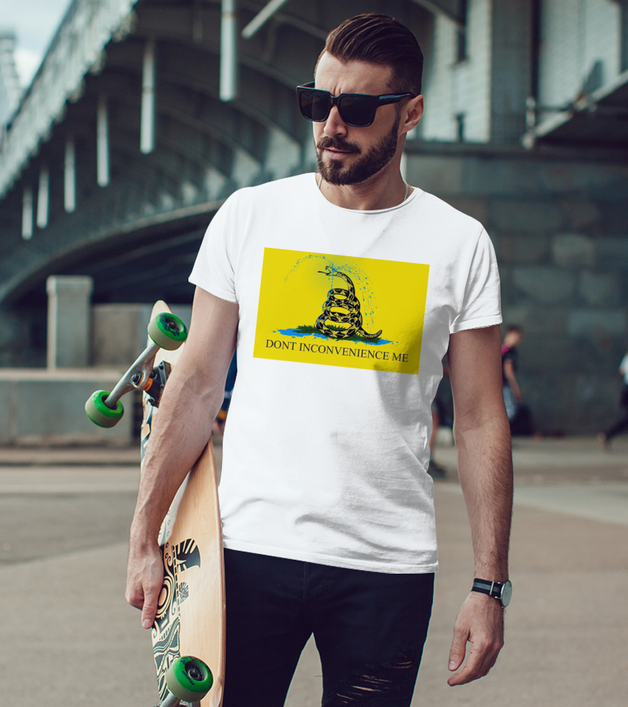 Jojofromjerz Don't Inconvenience Me Gadsden Flag T-Shirt