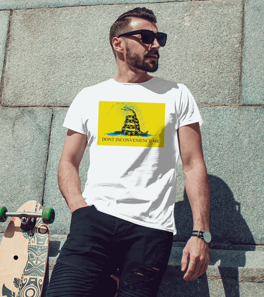 Jojofromjerz Don't Inconvenience Me Gadsden Flag T-Shirt