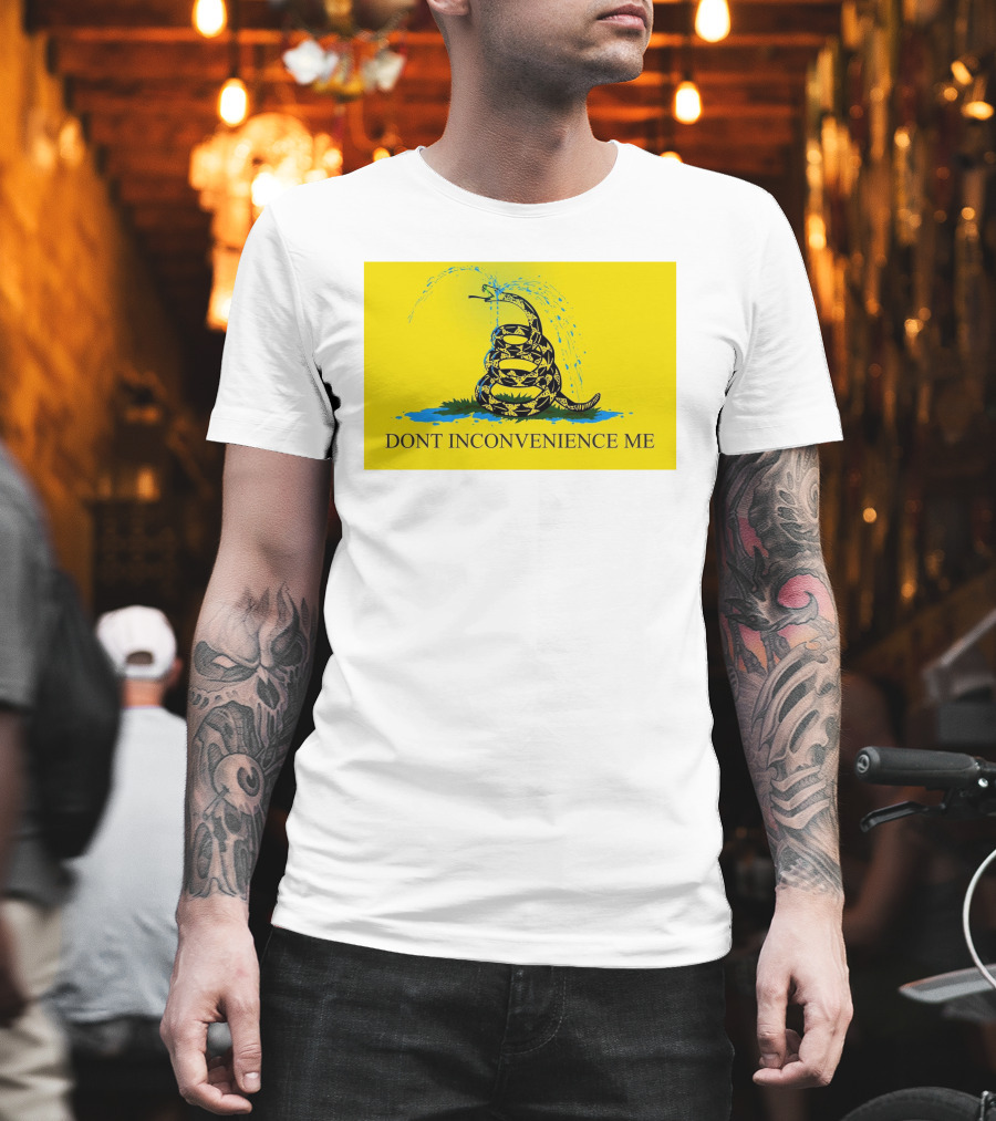 Jojofromjerz Don't Inconvenience Me Gadsden Flag T-Shirt