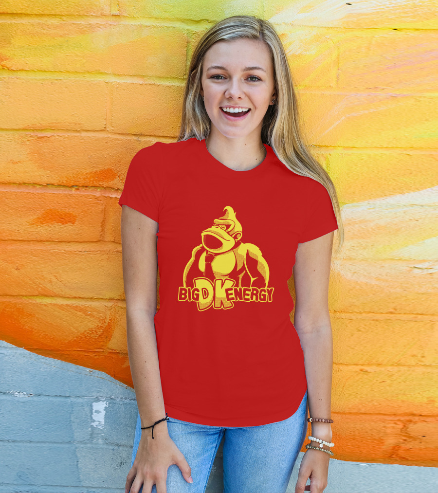 Punch Store Big DK Energy Gorilla Retro Gaming Inspired T-Shirt