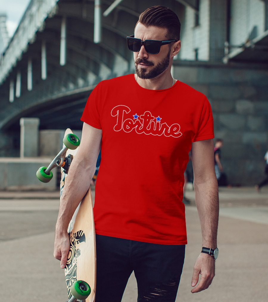 Torture Phillies Iconic Style Star T-Shirt