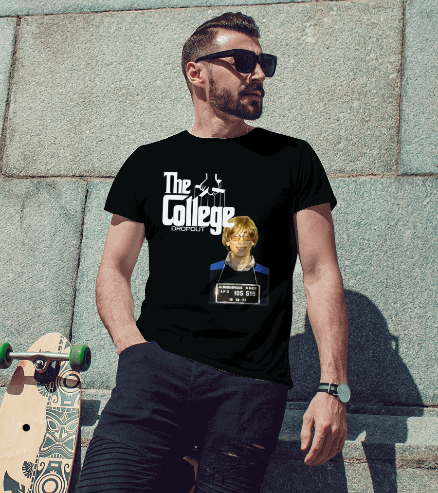 The College Dropout Godfather Bill Gates Mugshot Albuquerque NM 1977 T-Shirt
