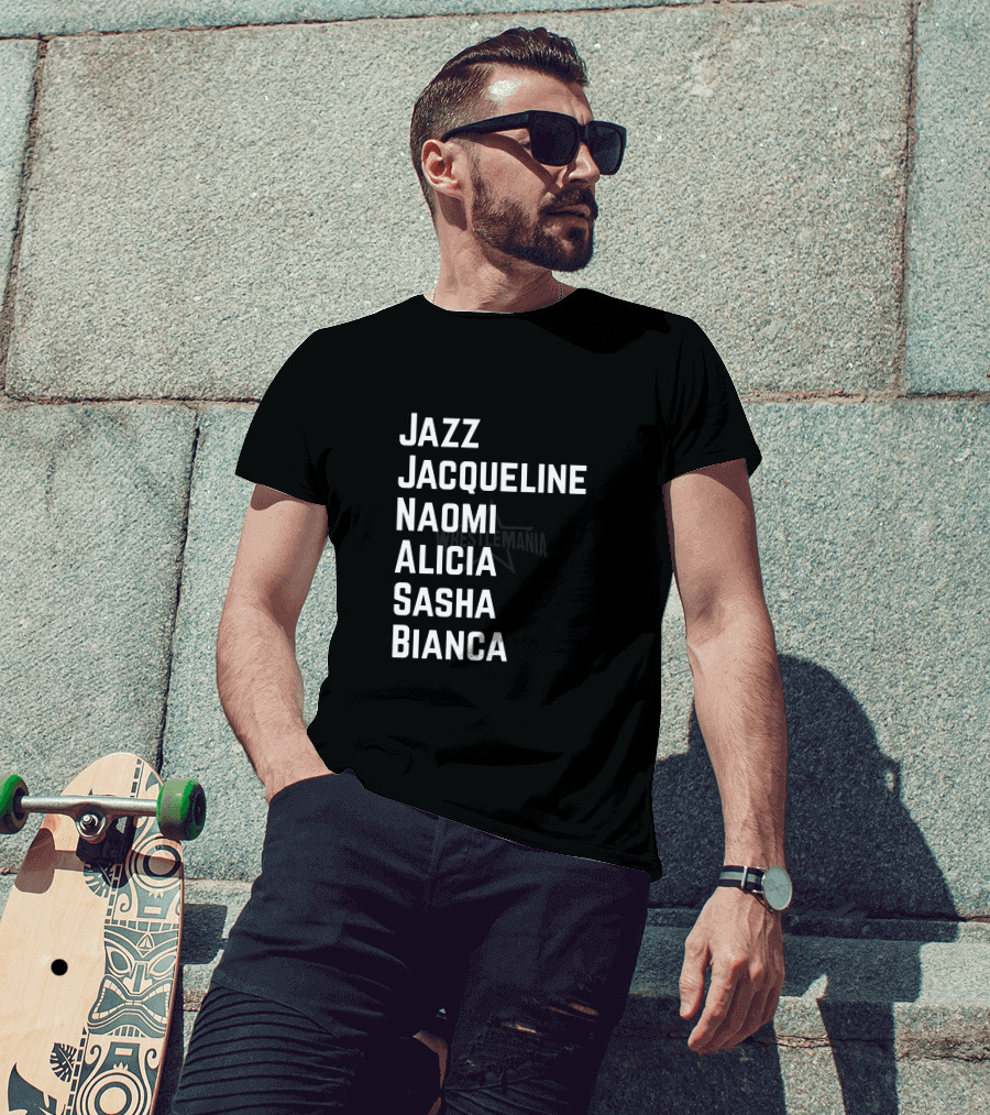 Jazz Jacqueline Naomi Alicia Sasha Bianca WrestleMania Stars T-Shirt