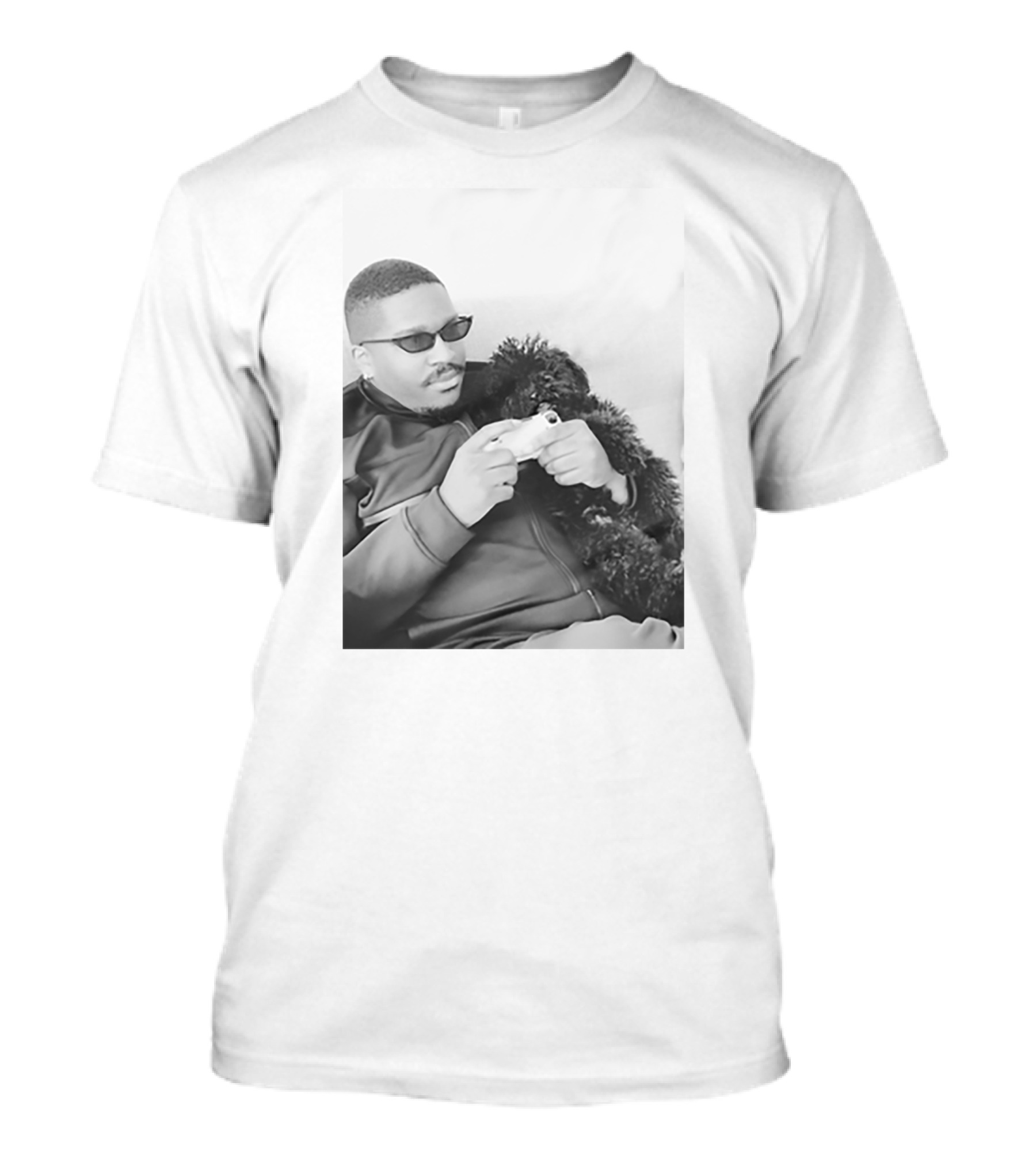 Awful Records Merch Father's Tiny Shades Gaming Controller T-Shirt