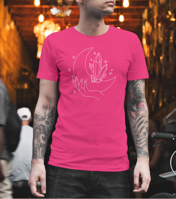 Eleanor Neale Moon Crystal Hand Stars Merch T-Shirt Eleanor Neale Moon Crystal Hand Stars Merch T-Shirt