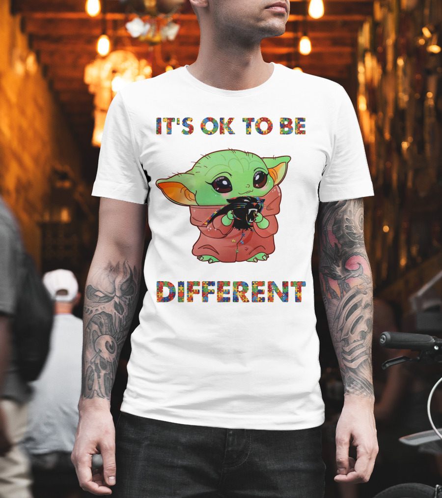 It's Ok To Be Different Carolina Panthers T-Shirt