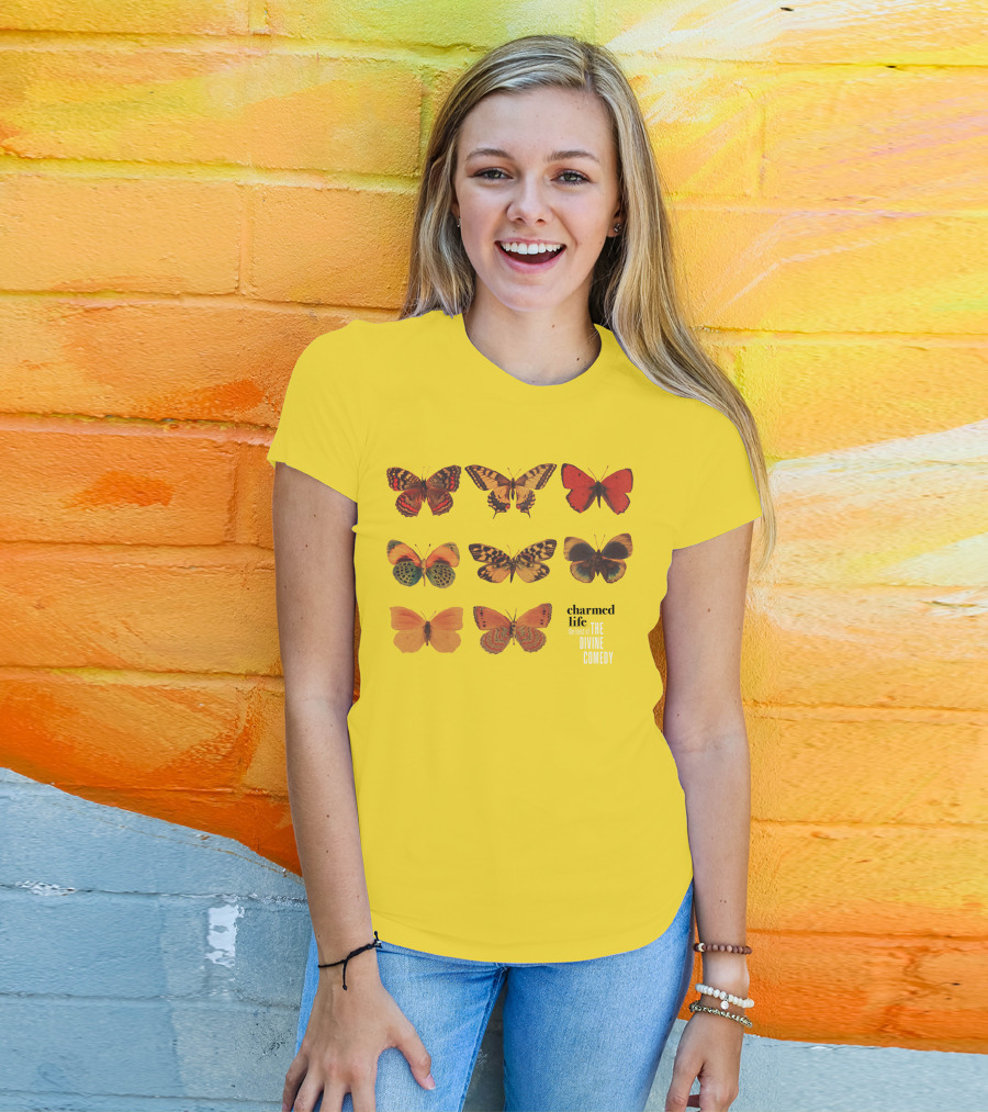 Charmed Life The Best Of The Divine Comedy Butterflies T-Shirt
