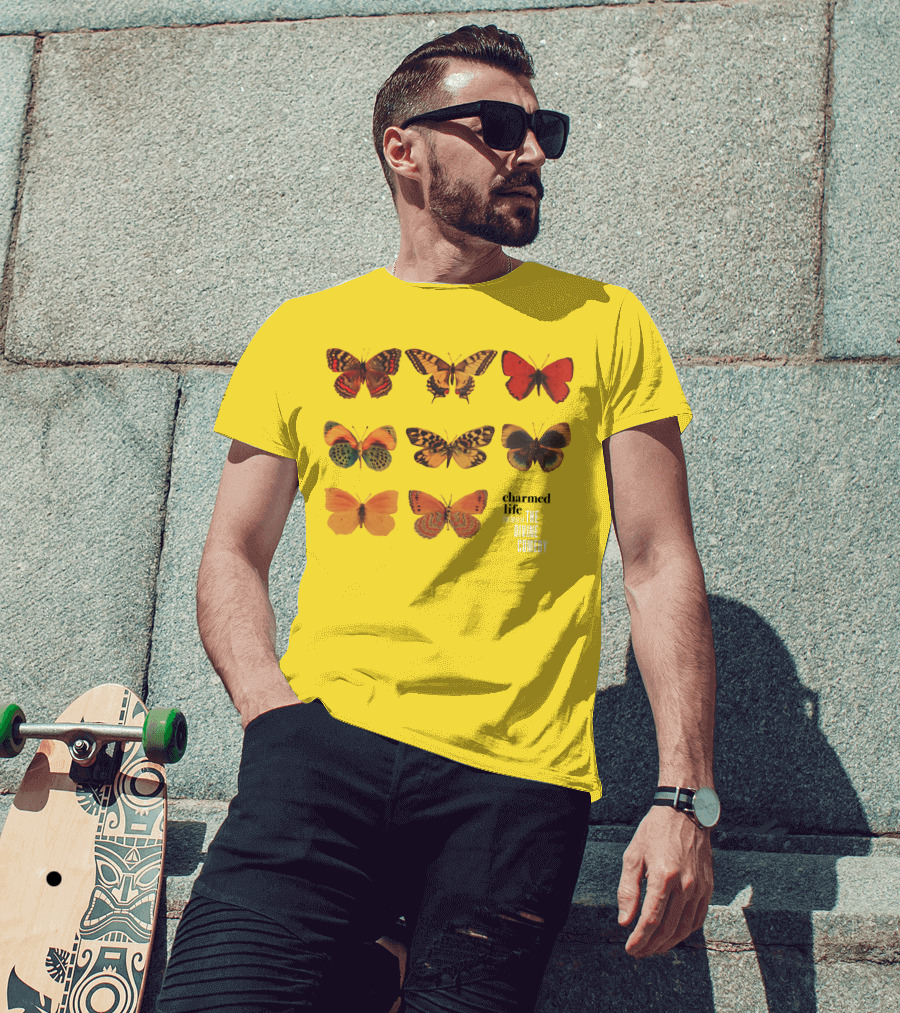 Charmed Life The Best Of The Divine Comedy Butterflies T-Shirt