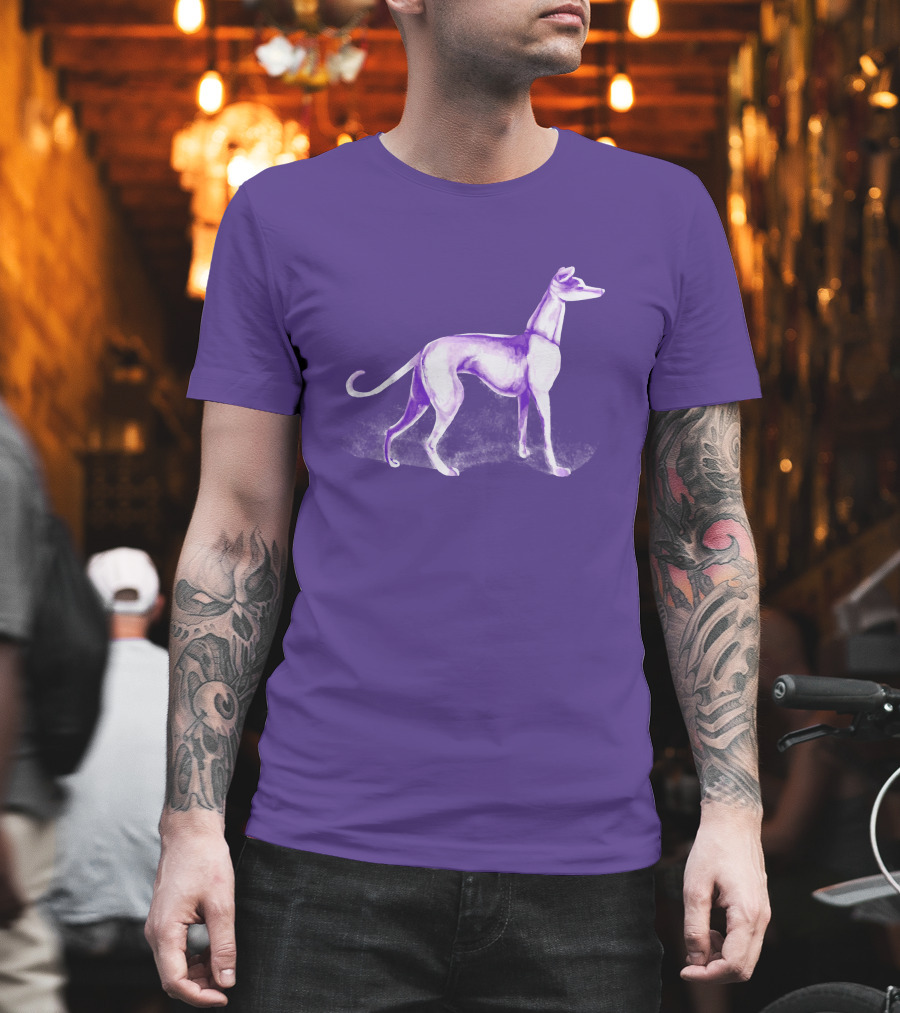 That One Purple Dog Greyhound Merch T-Shirt