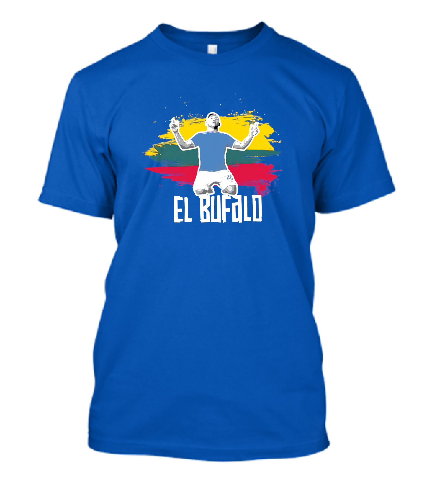 WATP El Bufalo Goal Celebration Colombian Flag Colors T-Shirt