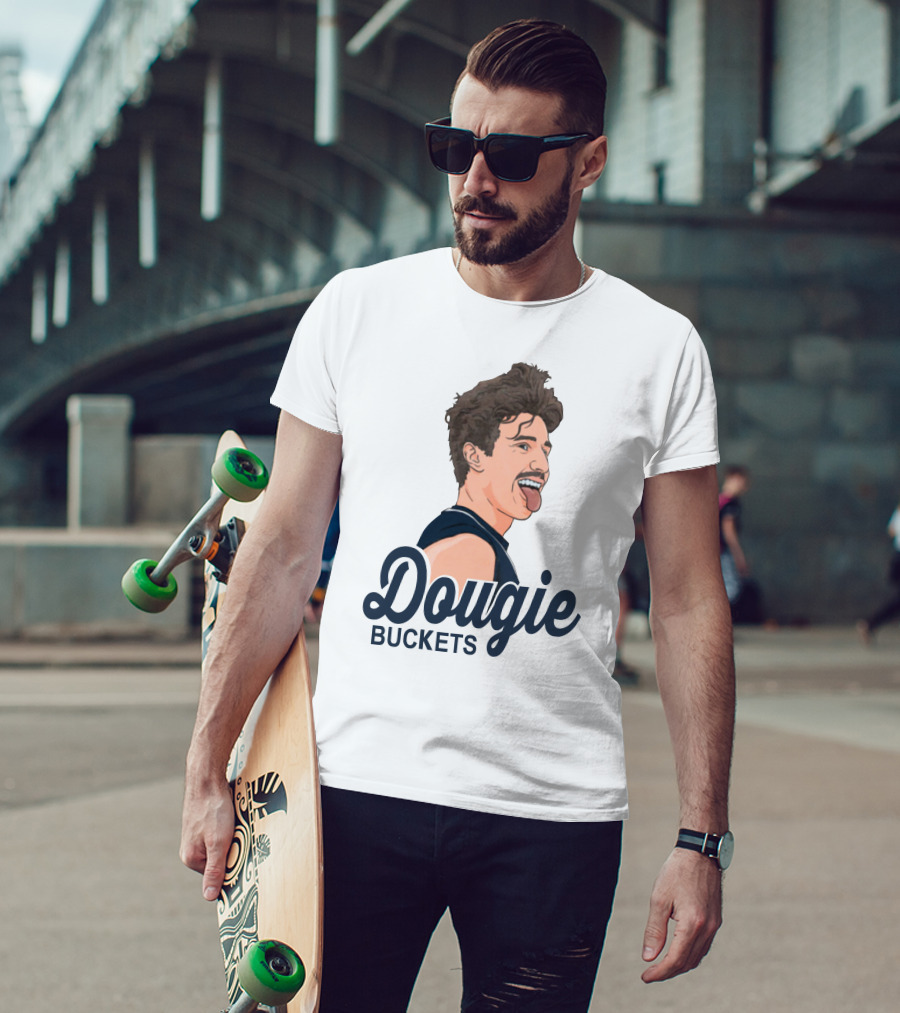 Peacocks Doug Edert Dougie Buckets T-Shirt
