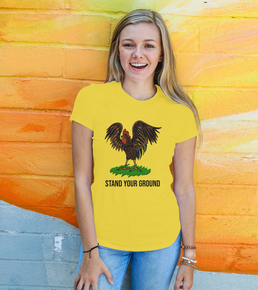 Tim Pool Stand Your Ground Rooster T-Shirt