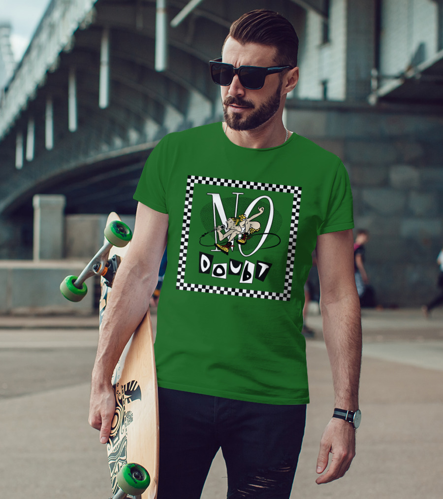 No Doubt Trapped In A Box Checkered T-Shirt