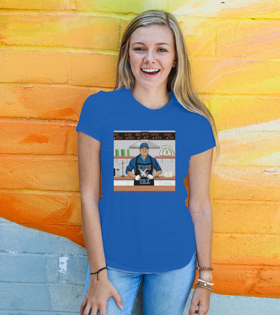 Kiss My Tex New York Money Chef Stock Market Cooking T-Shirt