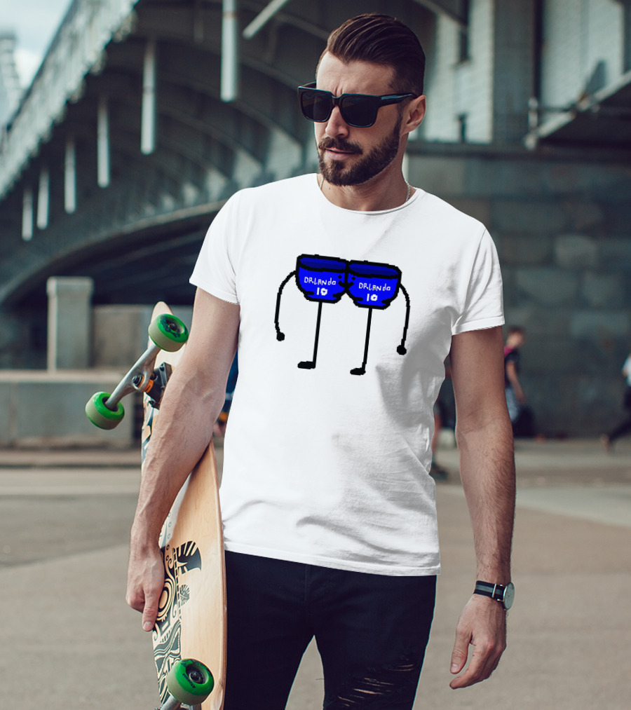 Bowl Bow Orlando Blue Cartoon Figure 10 DRlanda T-Shirt