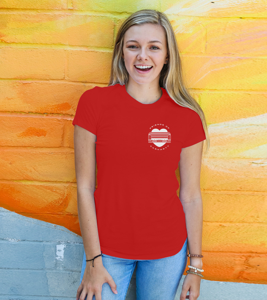 Friends Of Carhartt Heart And Trolley Symbol T-Shirt