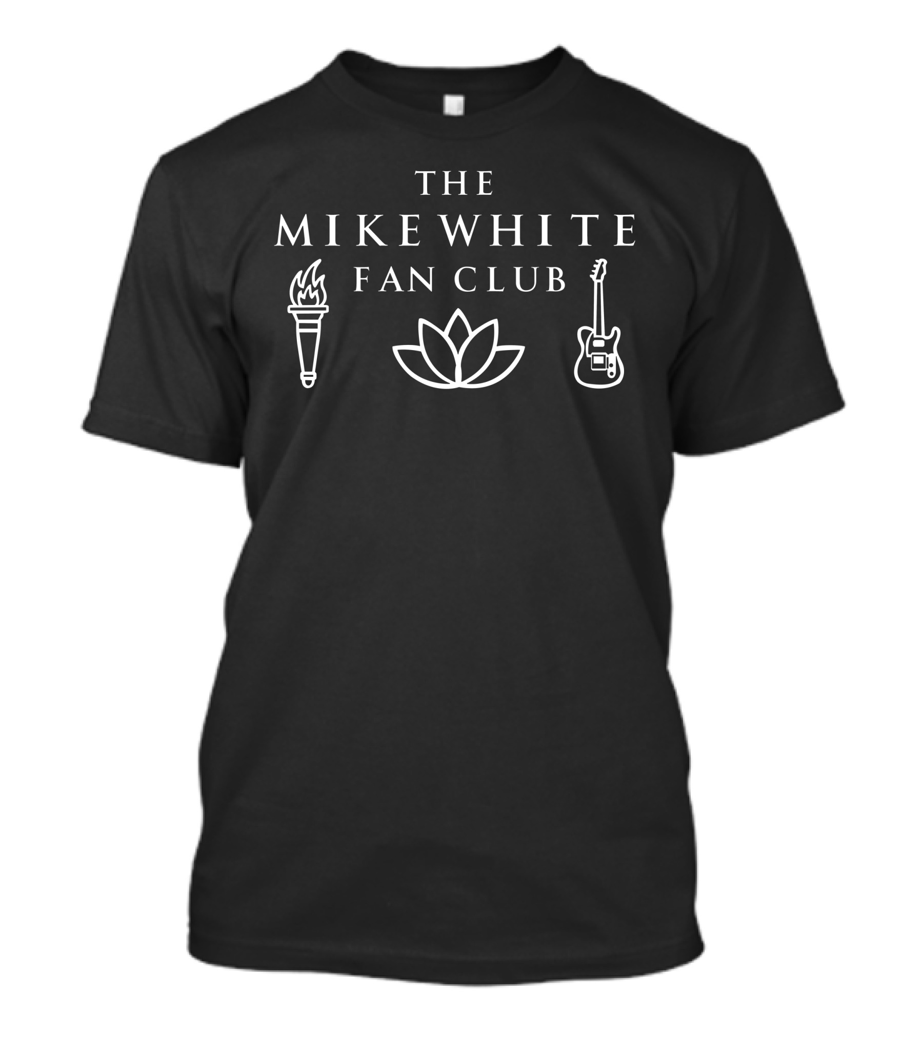 The Mike White Fan Club Torch Lotus Guitar T-Shirt