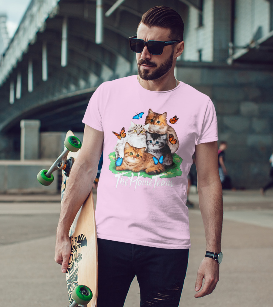 Kittens The Home Team Butterflies T-Shirt
