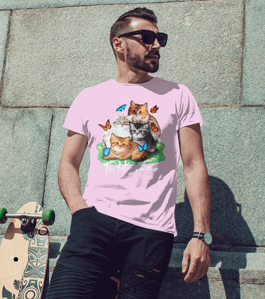 Kittens The Home Team Butterflies T-Shirt