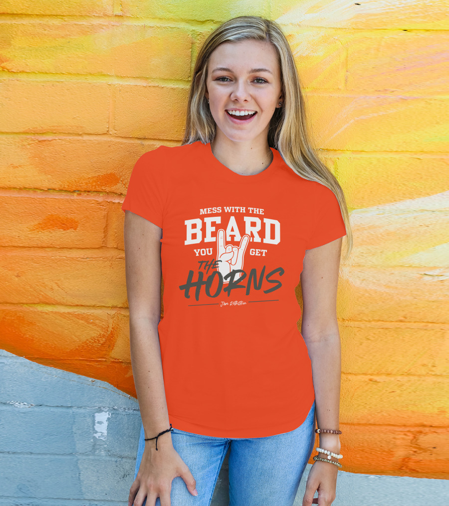 Mess With The Beard You Get The Horns Jon Rothstein T-Shirt