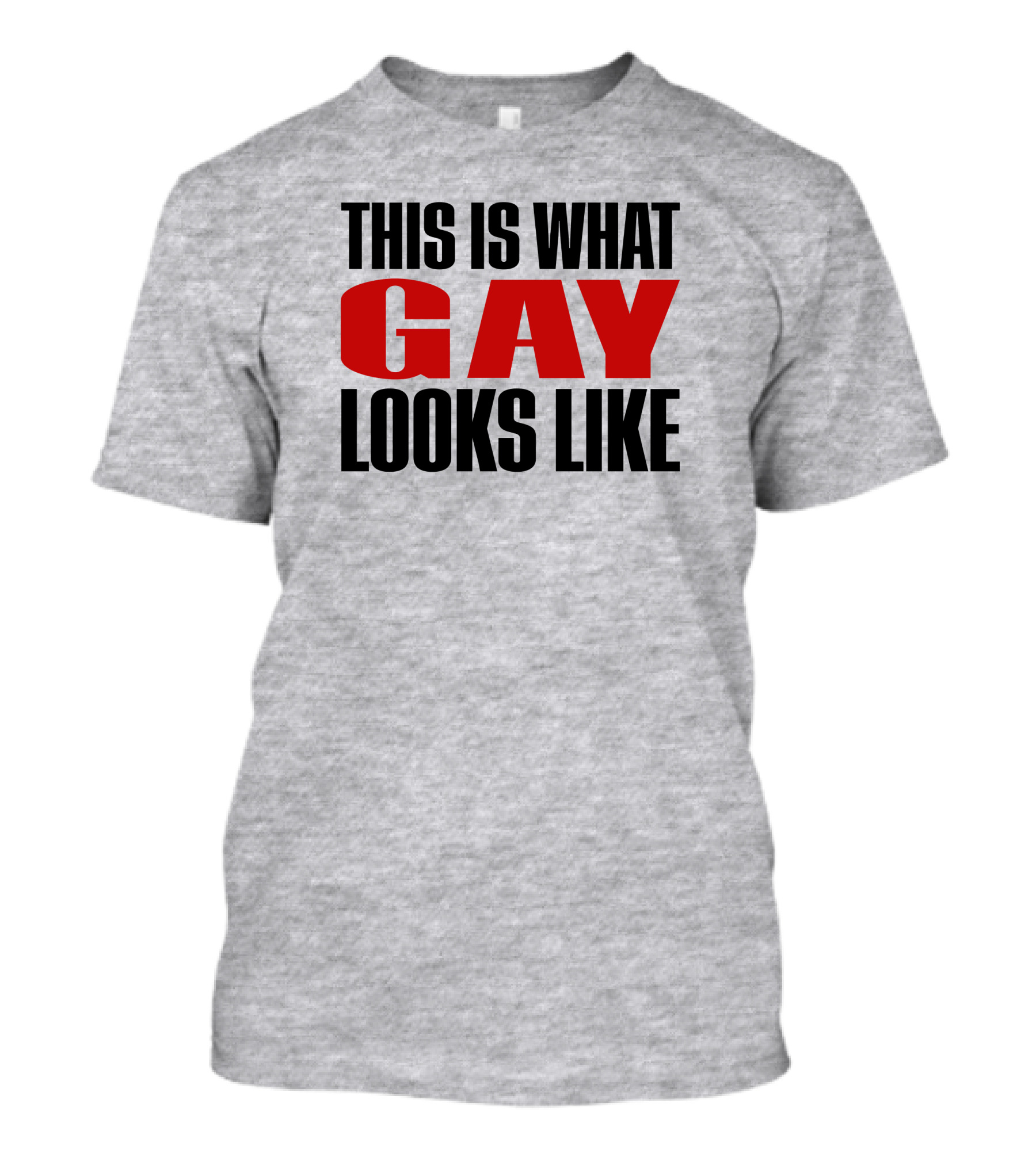 This Is What Gay Looks Like Bold Red T-Shirt