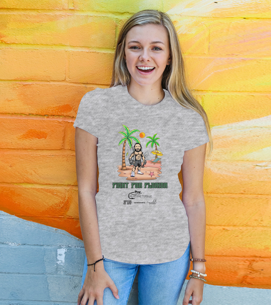 Fight For Florida Wrestling Is Life With VaynerSports Guida Gillz And Thrillz T-Shirt