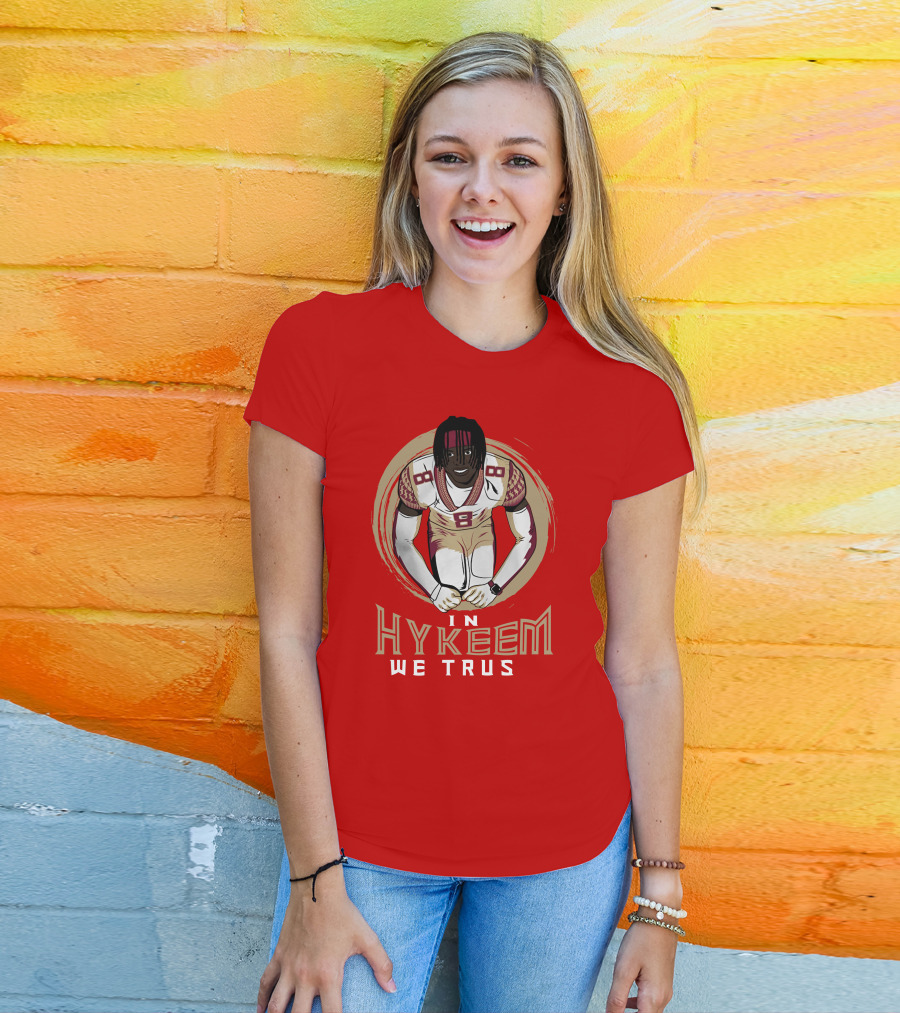 Hykeem Football Embrace Number 8 In Hykeem We Trust T-Shirt
