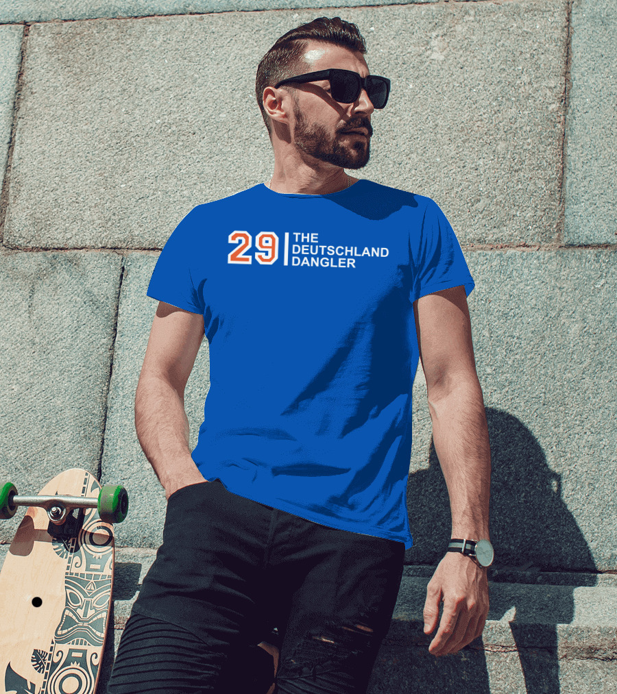 29 The Deutschland Dangler Hockey Sports Jersey T-Shirt