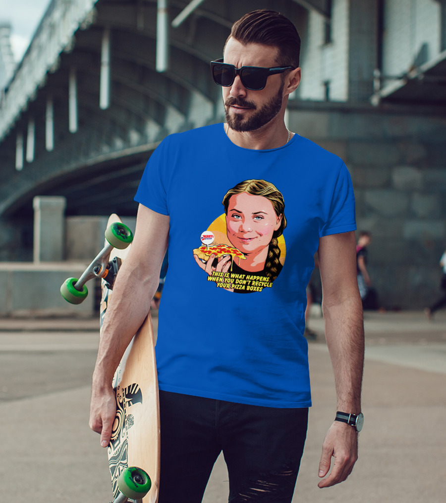 This Is What Happens When You Don't Recycle Your Pizza Boxes Jerry's Pizza T-Shirt