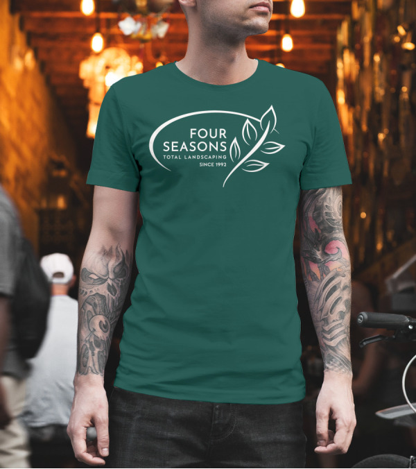 Four Seasons Total Landscaping Since 1992 Leaf T-Shirt Four Seasons Total Landscaping Since 1992 Leaf T-Shirt