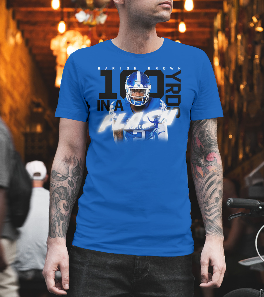 Barion Brown Kentucky 100 Yards In A Flash T-Shirt