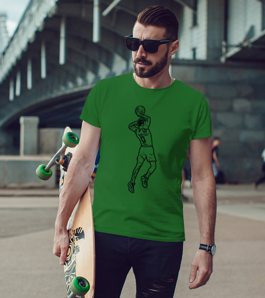 Jaytatum0 Jayson Tatum Basketball Dunk T-Shirt
