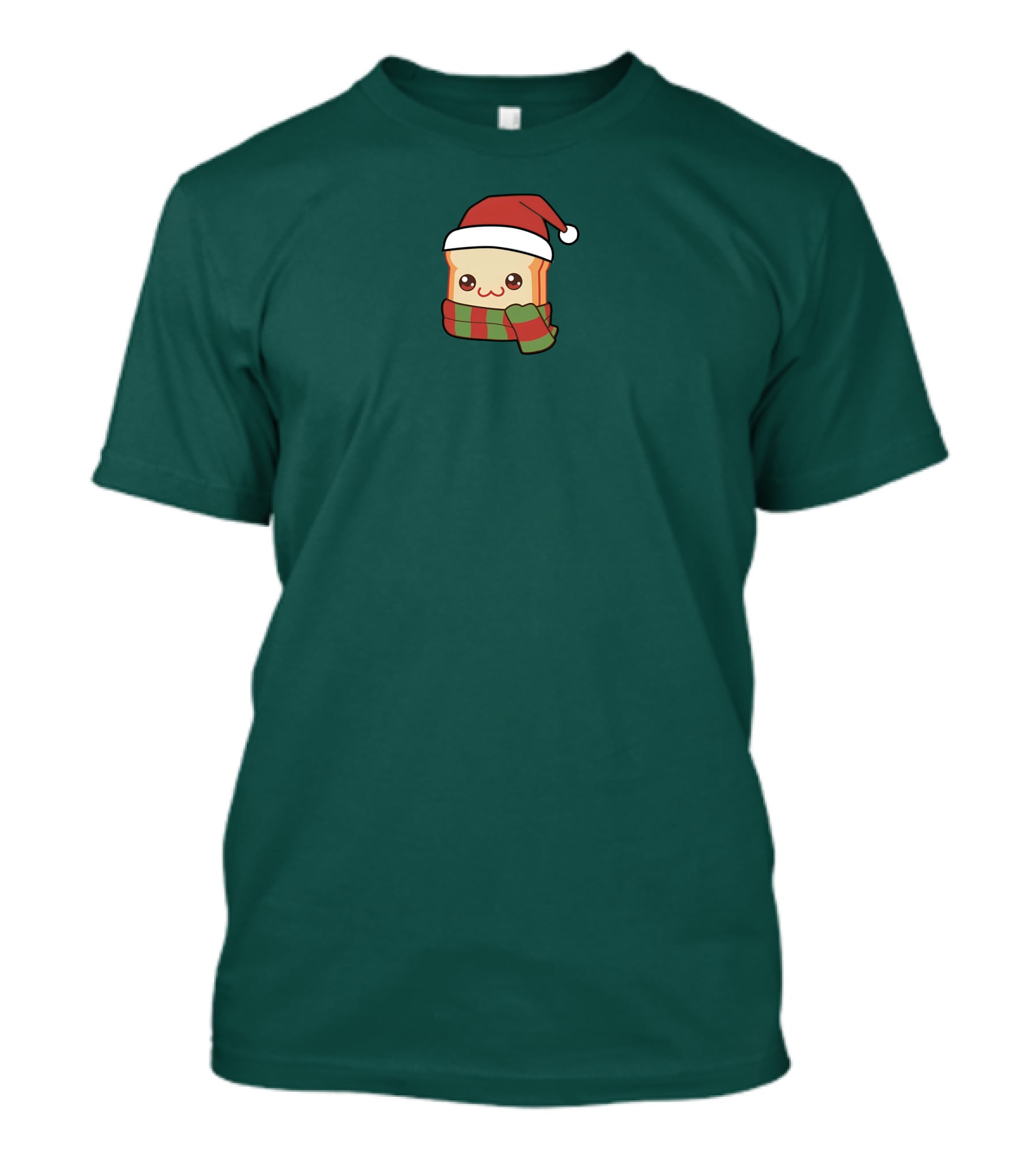 Friendship Bread Shop Christmas Bread Santa Hat And Scarf T-Shirt