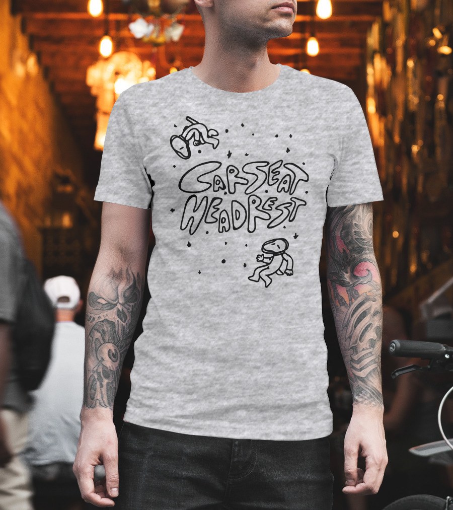 Carseatheadrest Merch How To Leave Town Space T-Shirt