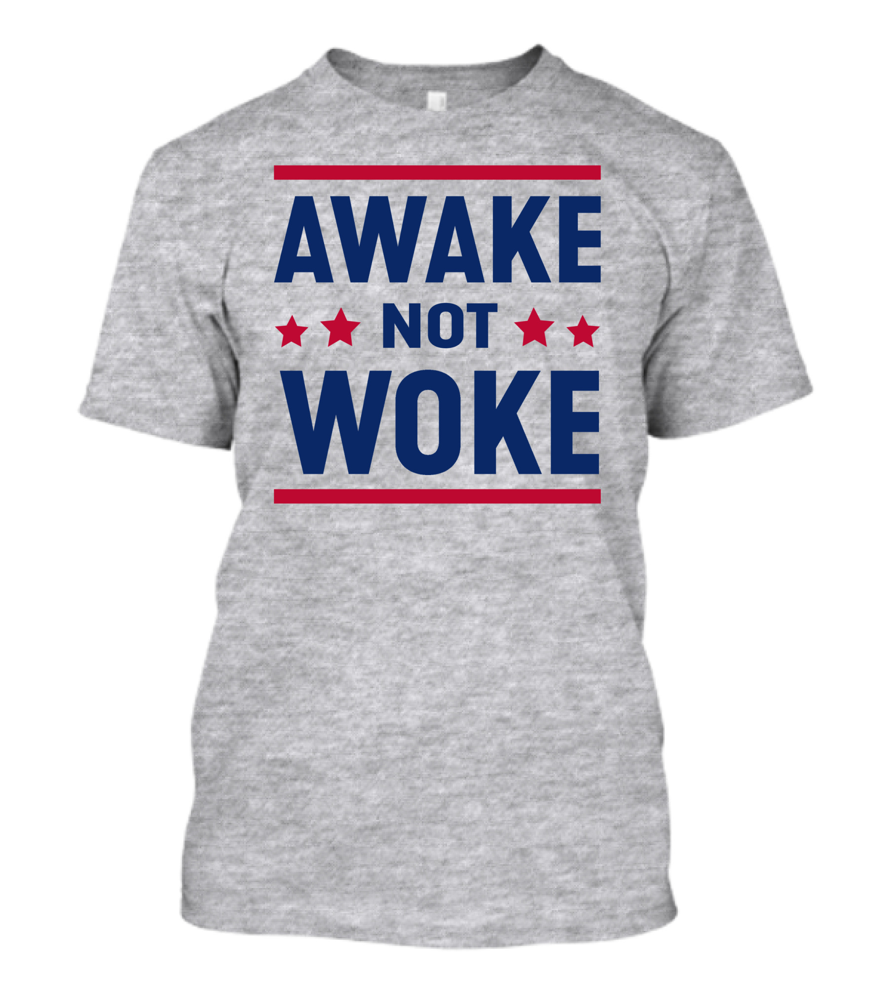 Awake Not Woke Clownworld Merch Stars T-Shirt