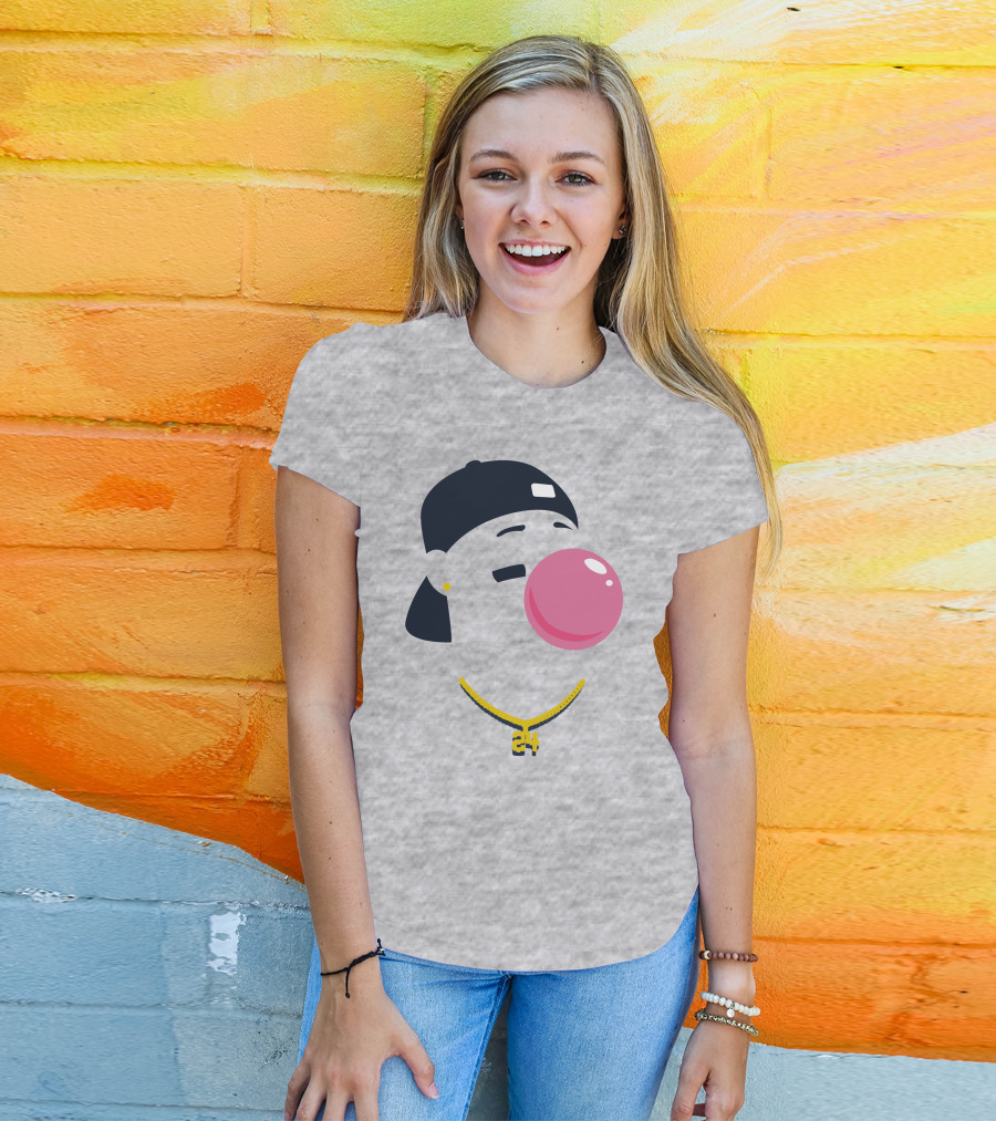 Your Favorite Player's Favorite Pl24er Iconic Style With Bubblegum And Cap T-Shirt